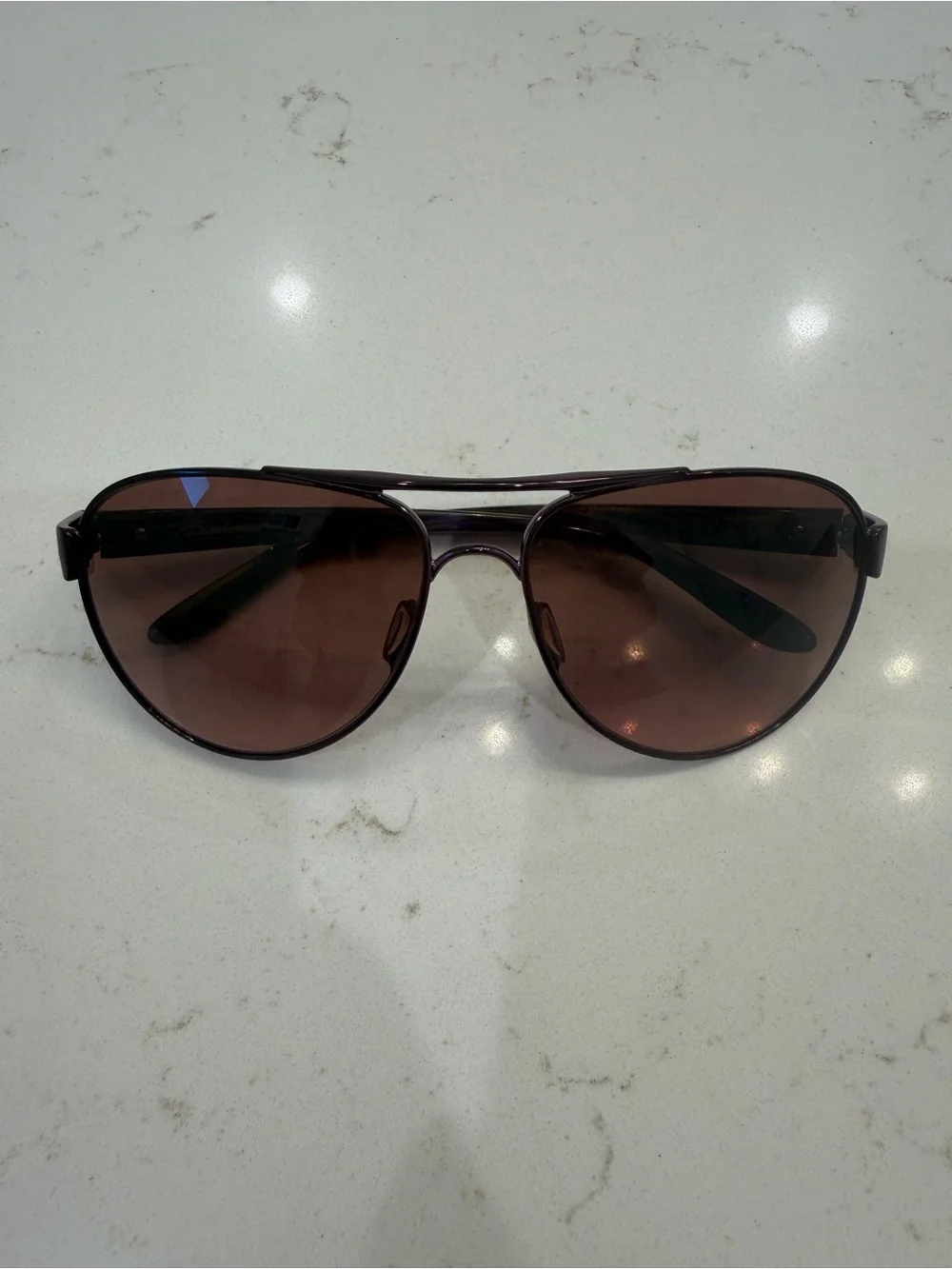 Oakley Disclosure, Aviator Style Sunglasses With Purple Frame and Dark Lenses